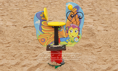 Качалка на пружине МК-21н Бабочка (244).  �2